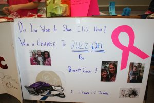Buzz off for breast cancer poster photo