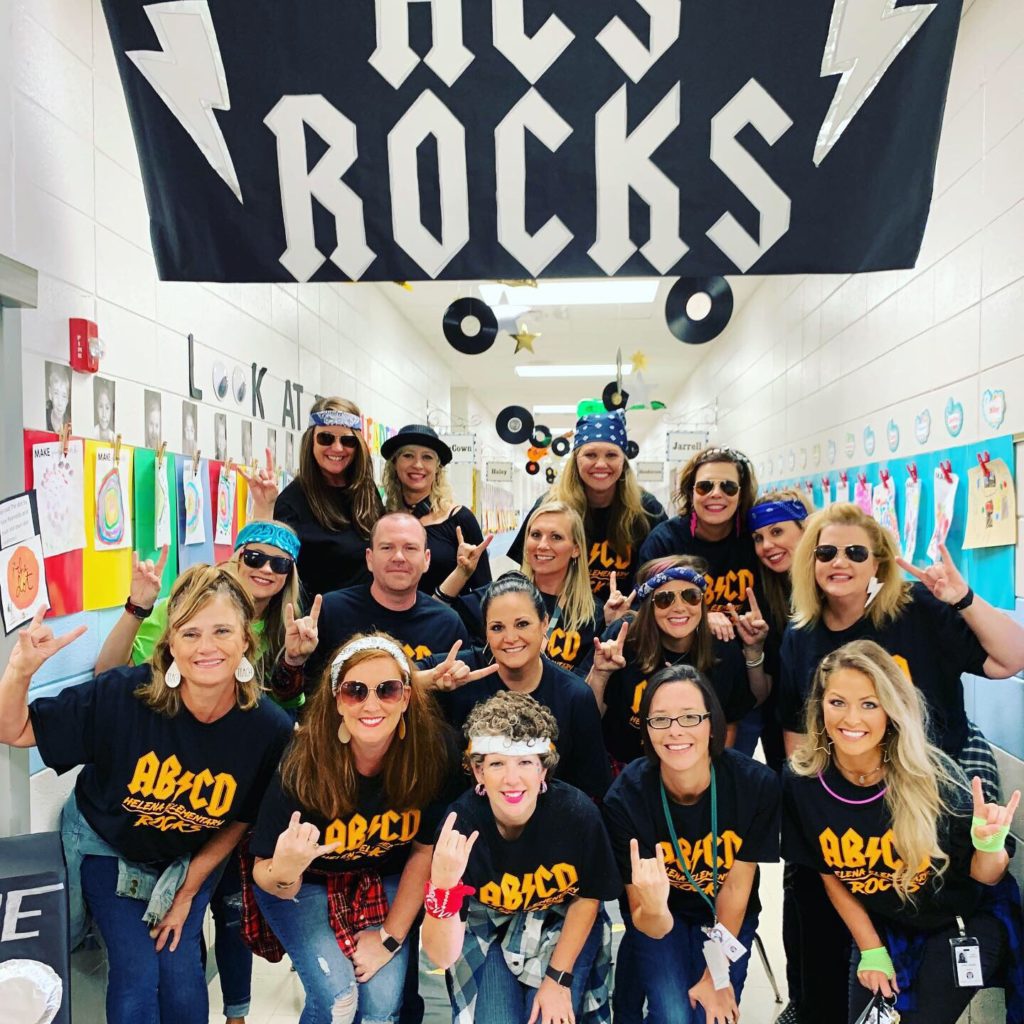 Helena Elementary School Celebrates Rock Your School Day Shelby