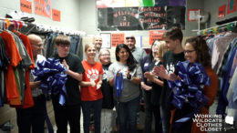 Working Wildcats Clothes Closet Ribbon Cutting photo