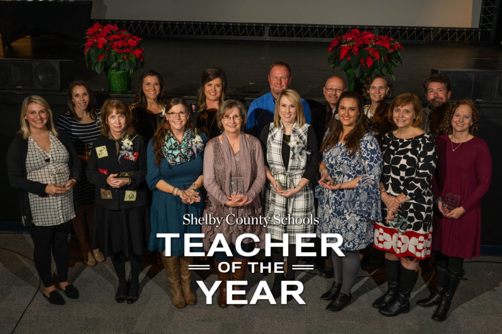 Elementary Teacher of the Year Group Photo